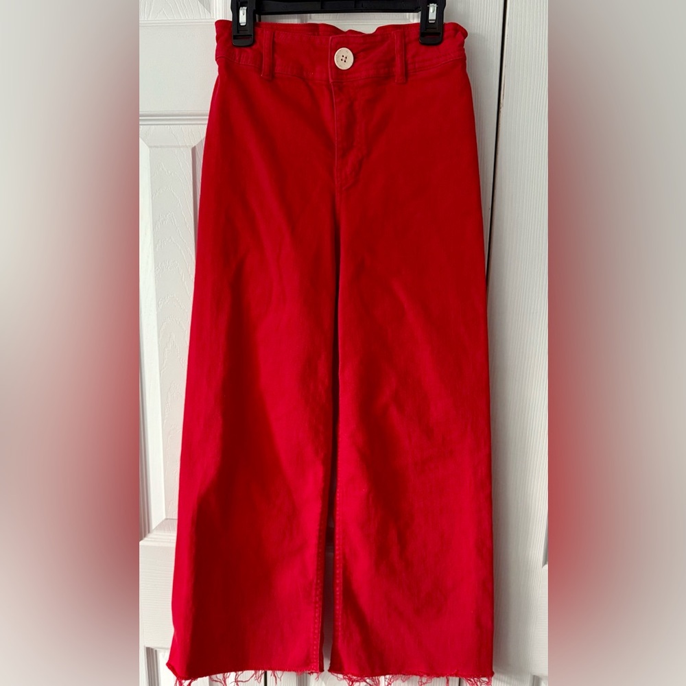 Zara Bold Red Jeans